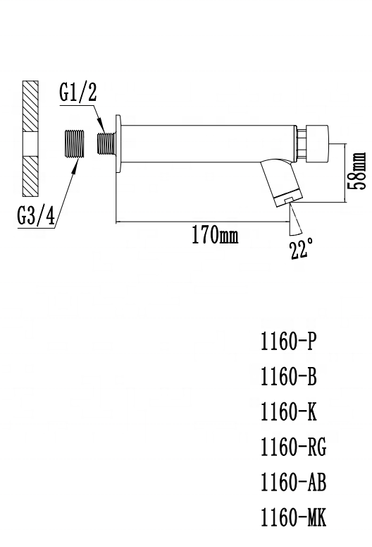 Public Bathroom use  water saving self closing push basin pillar time delay tap faucet