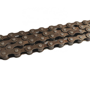 Bike Chain Single-Speed Brown Silver X1 Speed 1/2 * 1/8 inch 116 Links YHC410 Bicycle Chain