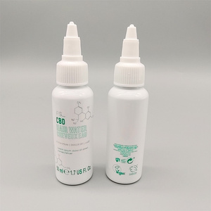 50ml Plastic Small Squeeze Paint Art liquid Bottles Mini 2 Ounce Empty Squirt Craft Bottle with Twist top Caps and scale