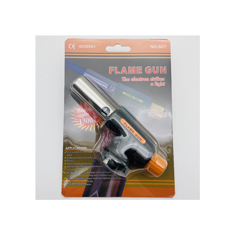 Hot Sale Multi-function Strong Flames Jet Butane Torch Lighter For Outdoorsman Reuse Gas Strong Flames Jet Flames Lighter