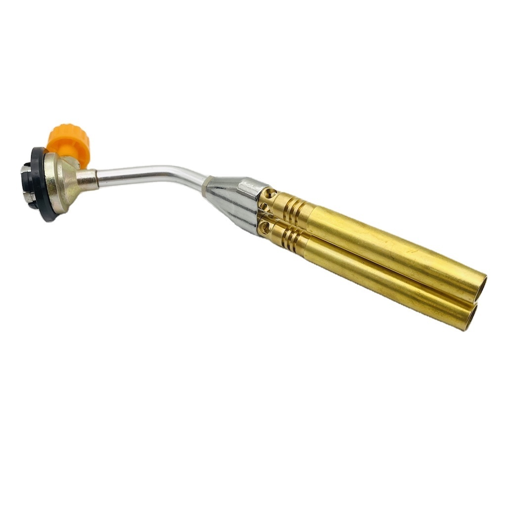 Butane Jet Flame Torch Double Tube Brazing Gas Blow torch Lighter Burner Outdoor Camping Gun Flambe Torch