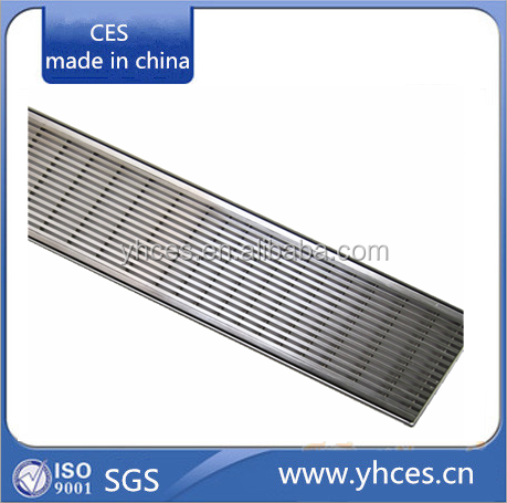 stainless steel wedge wire grate/linear floor drain/shower drain