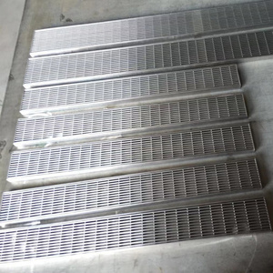 stainless steel wedge wire grate/linear floor drain/shower drain