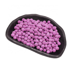 activated alumina balls purple 4%-8% KMnO4 Potassium Permanganate Activated Alumina for Ethylene Absorber