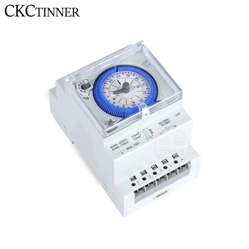 Low Price SUL181d 24 Hours Mechanical Timer Quartz-controlled Stepper Motor Ac230v 16(4)a Time Switch Relay