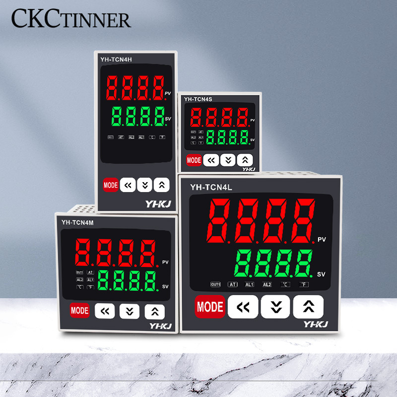 TC4 temperature controller digital display intelligent  display high-precision PID regulation dual output controller universal