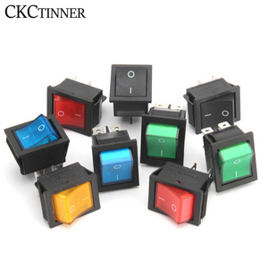 KCD4 Rocker Switch ON/OFF 4Pin/6Pin With Light Power Switch  16A 250VAC/ 20A 125V 35 x 25.5 x 10mm