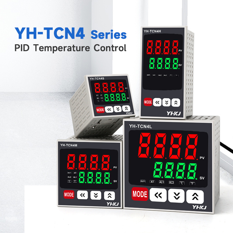 TC4 temperature controller digital display intelligent  display high-precision PID regulation dual output controller universal