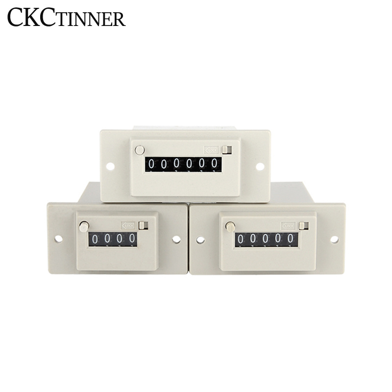 0 TO 9999 digit Electromagnetic counter with manual Lockable Electromagnetic Pulse Counter Multiple voltages CSK 4/5/6-YKW