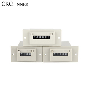 0 TO 9999 digit Electromagnetic counter with manual Lockable Electromagnetic Pulse Counter Multiple voltages CSK 4/5/6-YKW