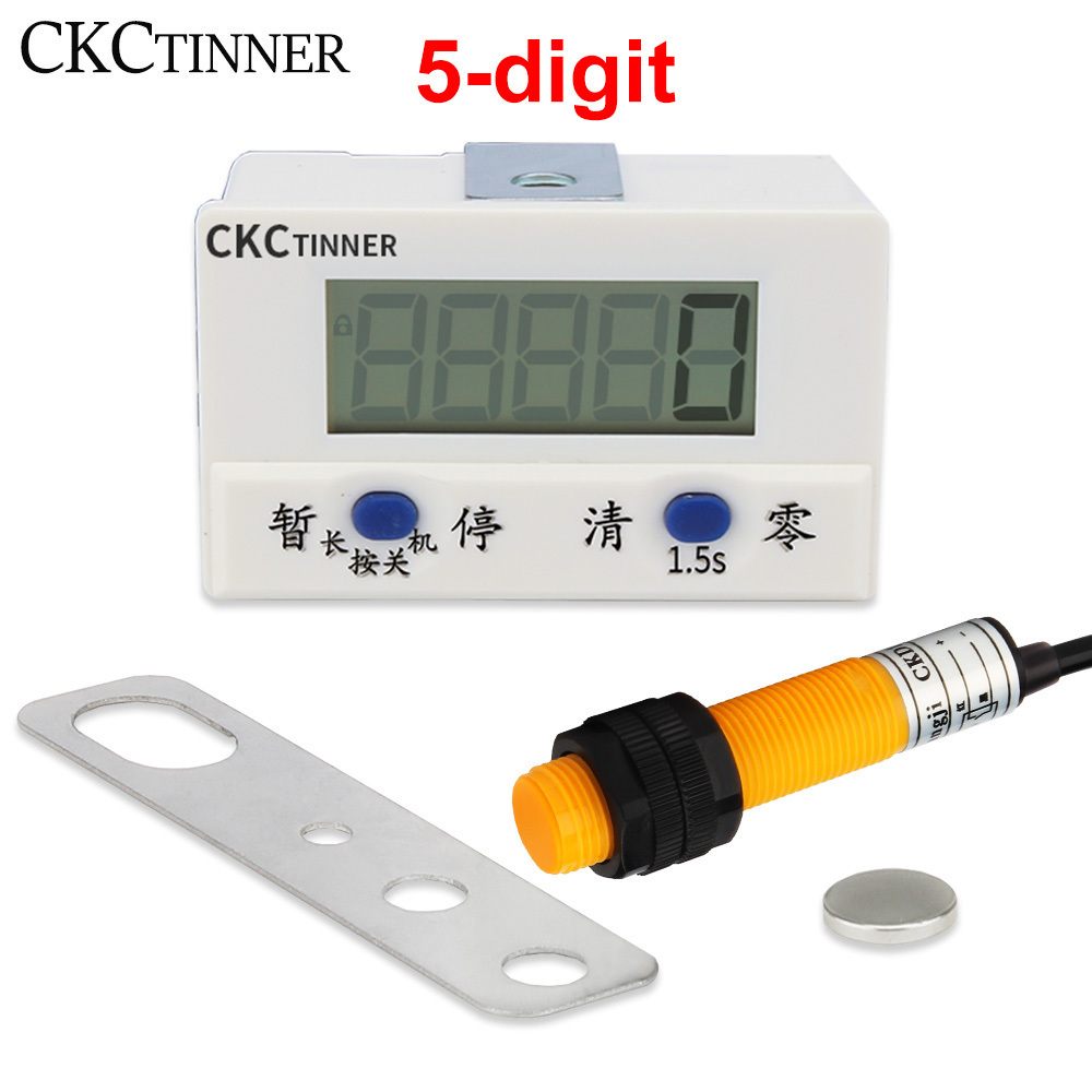 Electronic digital display counter proximity Industrial magnetic sensor switch punch counter automatic induction counter meter