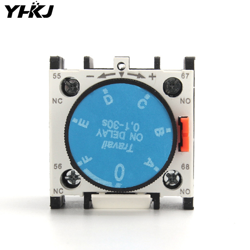 Air Delay Head LA2-D22 Delay Contact Silver Point Contactor Time Delay Block Auxiliary Contact Module