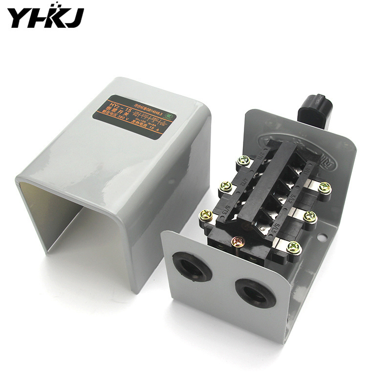 Inverted Switch HY2-15/30/60 Quick Wiring Inverter Resistance Adjustment Switch Reverse Switch Steel Shell Forward Reverse 220V