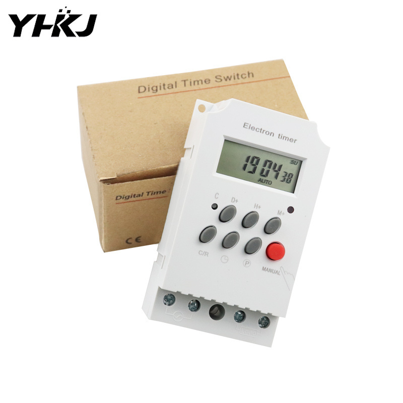 KG316T time switch AC220v timer LCD Digital Programmable Electronic Timer Switch Digital Timer Controller