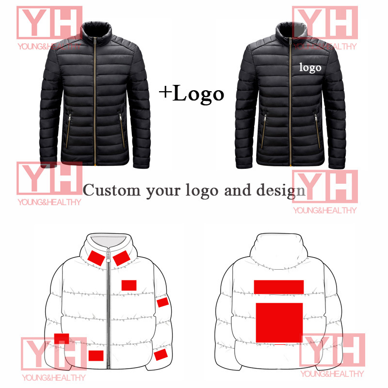 High Quality Custom Sleeveless Puffer Padded Vest Jacket For Men Logo Wholesale Windproof Zipper Down Puffer Jackets Men's Vests