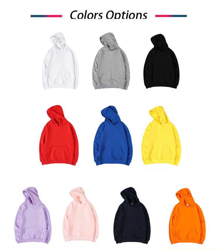 Hot Sale Wholesale Zip Up Cotton Sweatshirt Blank Men Hoodies