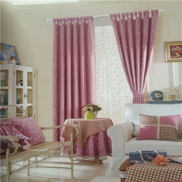 Lovely sweet patchwork style blackout fabric curtains  for kid's bedroom