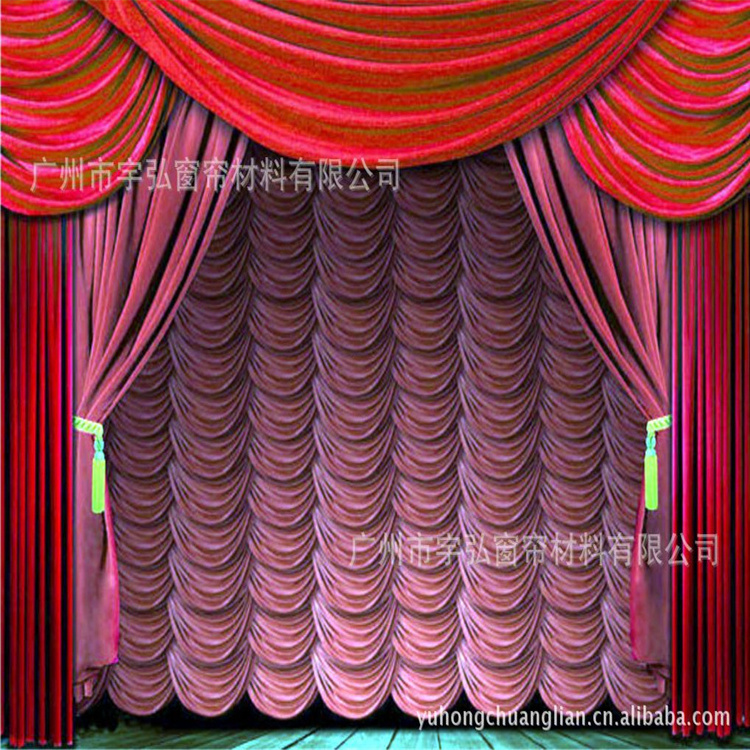 hot selling wholesale motorized custom stage curtain used stage curtain