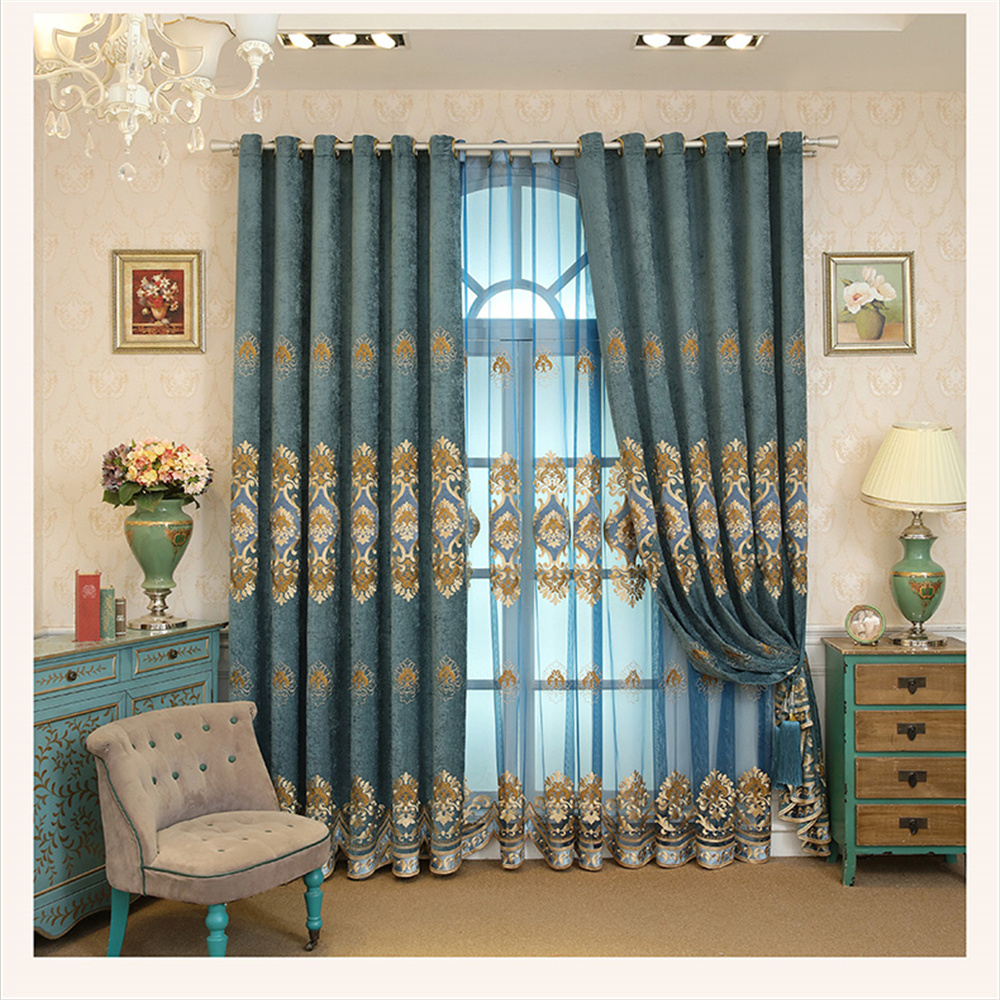 Living room partition curtain Turkish sheer curtain style