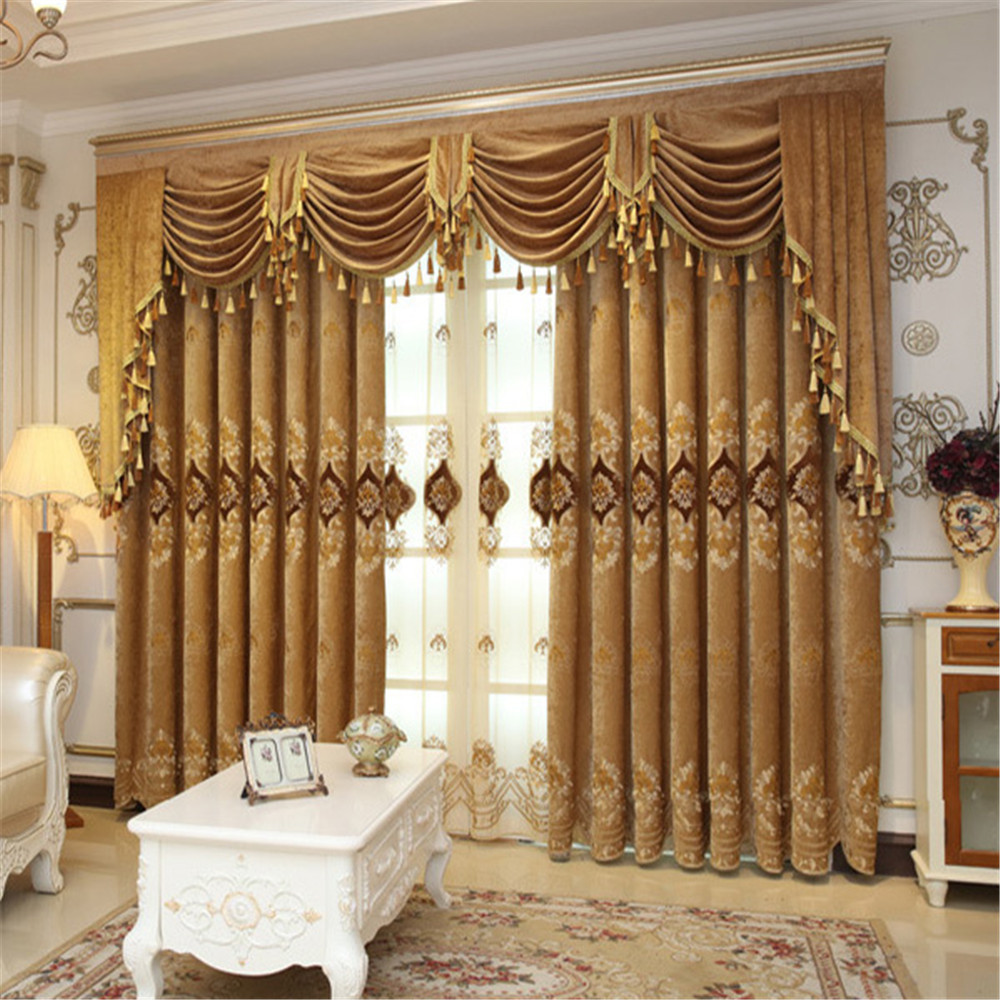 Living room partition curtain Turkish sheer curtain style