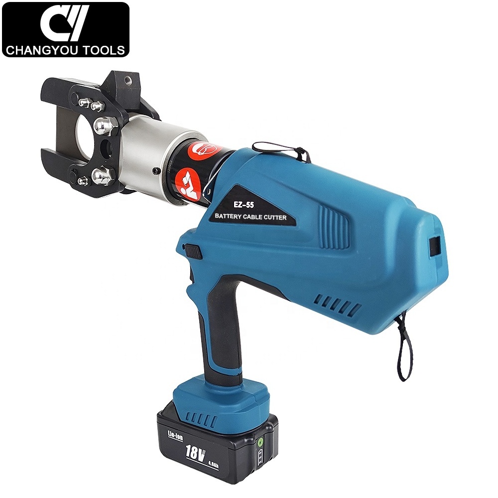 EZ-55  battery powered hydraulic CU/AL cable cutter