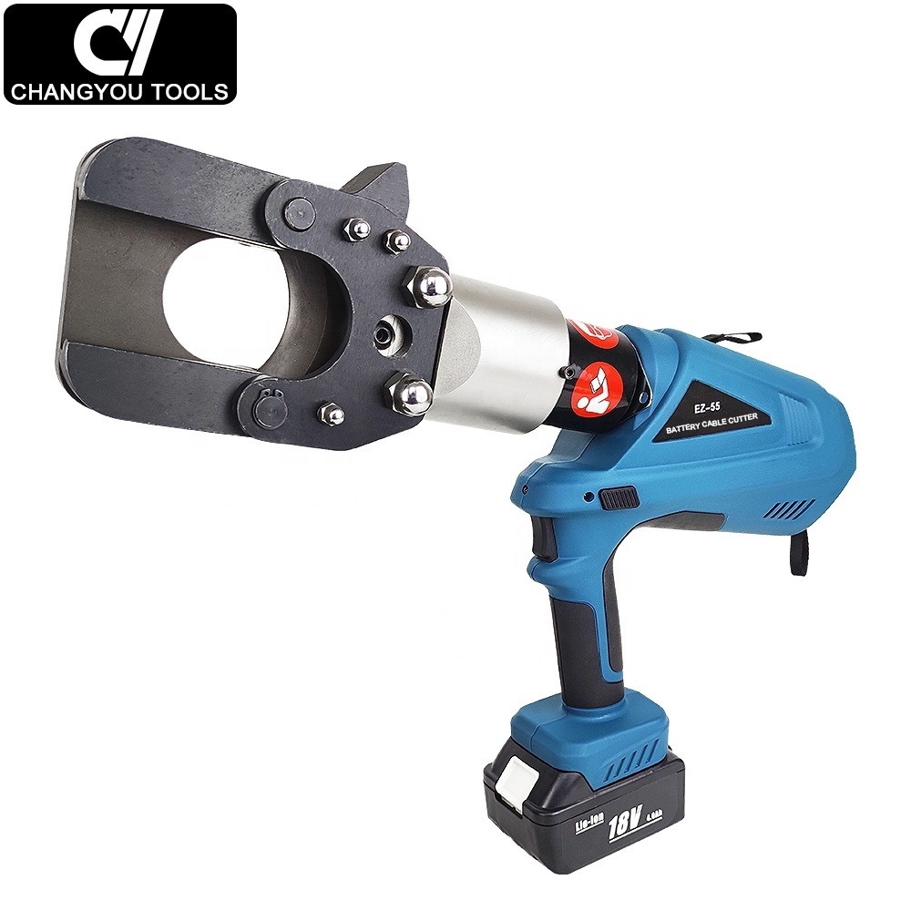 EZ-55  battery powered hydraulic CU/AL cable cutter