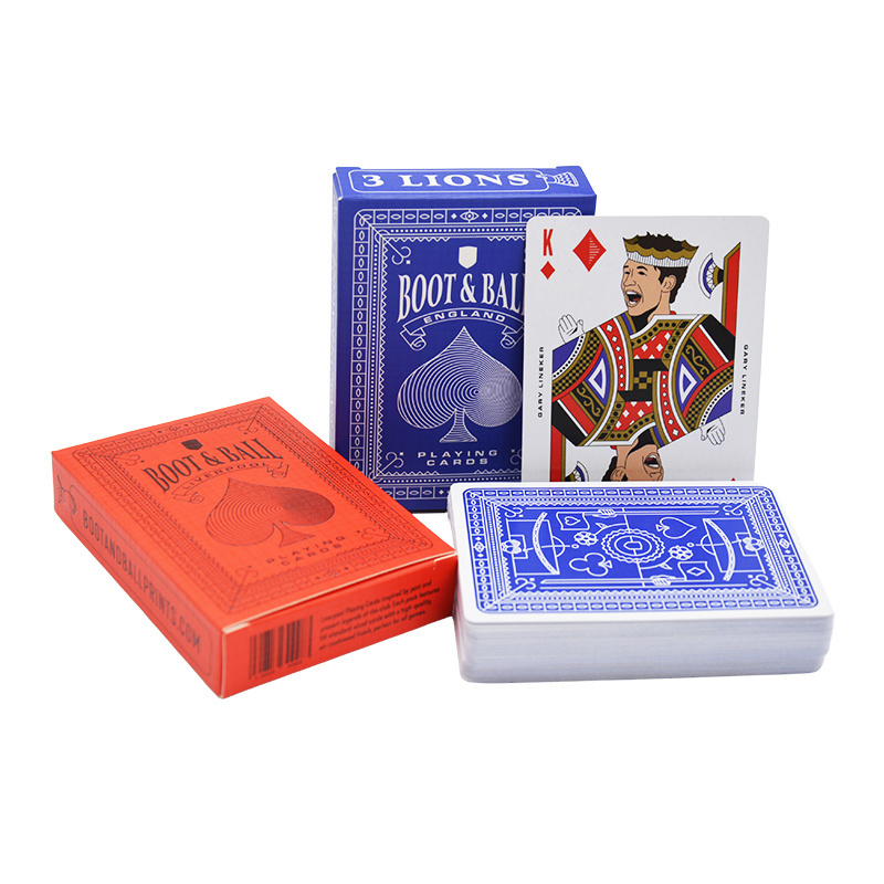 YHD Cheap Shipping Poker Sized Custom Logo Printing Playing Cards with Tuck Box