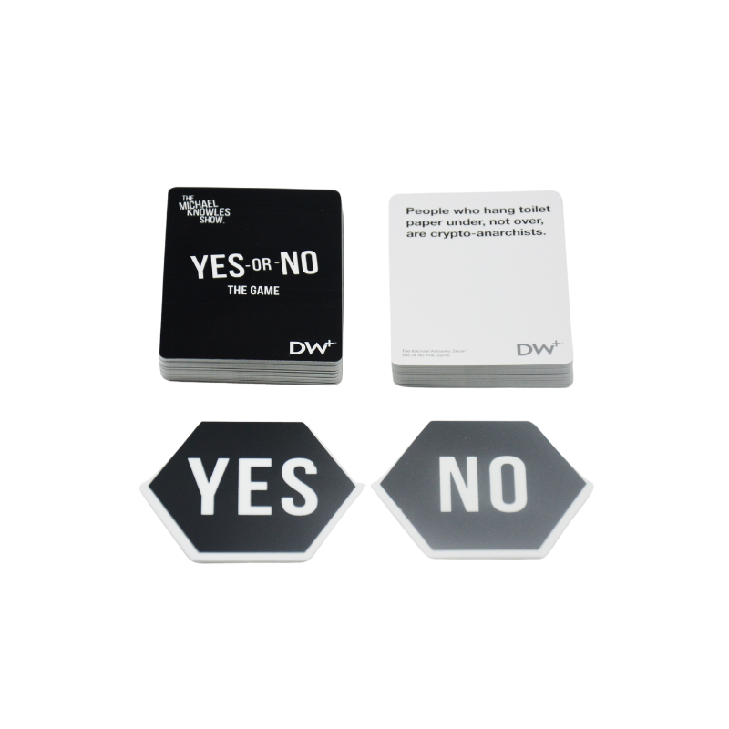 High quality YES or NO playing card sets adult party drinking card drunk card game custom