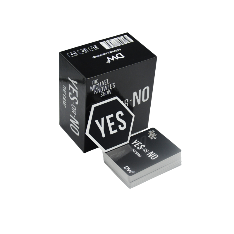 High quality YES or NO playing card sets adult party drinking card drunk card game custom