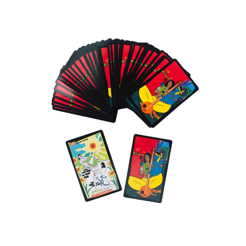 Create Your Own Tarot Cards Foil Magnetic Box Waterproof Colorful Christmas Red Edges Tarot Cards