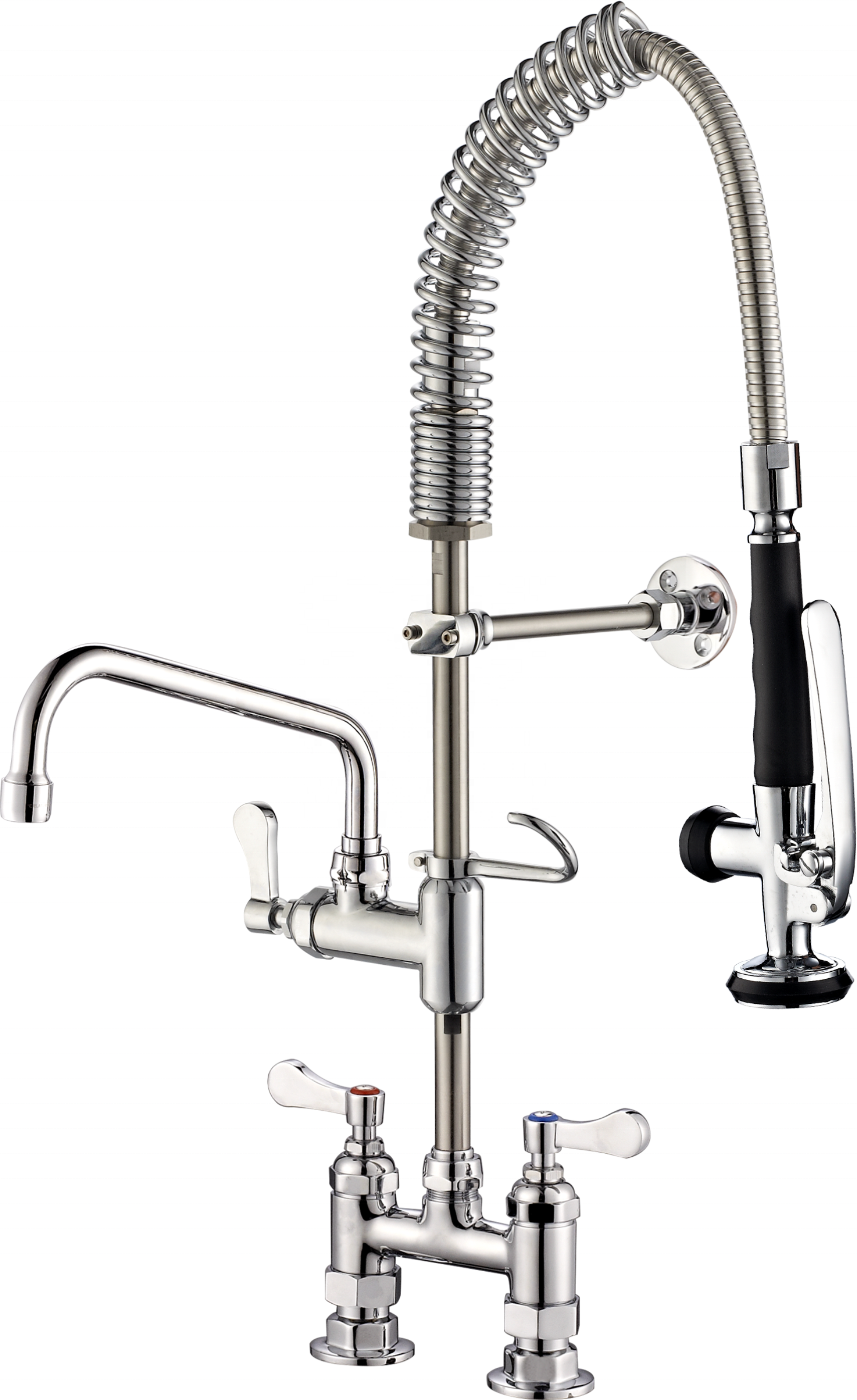 American type Pull down heavy duty deck mounted mini pre rinse faucet for  hotel restaurant Kitchen