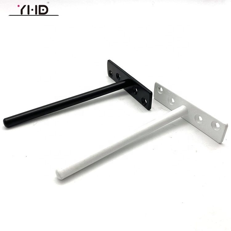 floating hidden bracket Concealed T  Metal Solid Steel Blind Supports Floating Wall Mounted Invisible Shelf Brackets