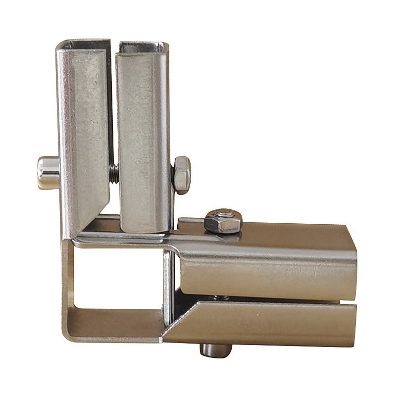 Hot sale stainless steel square pipe fitting square tube connectors 25mm*25mm pipe joint