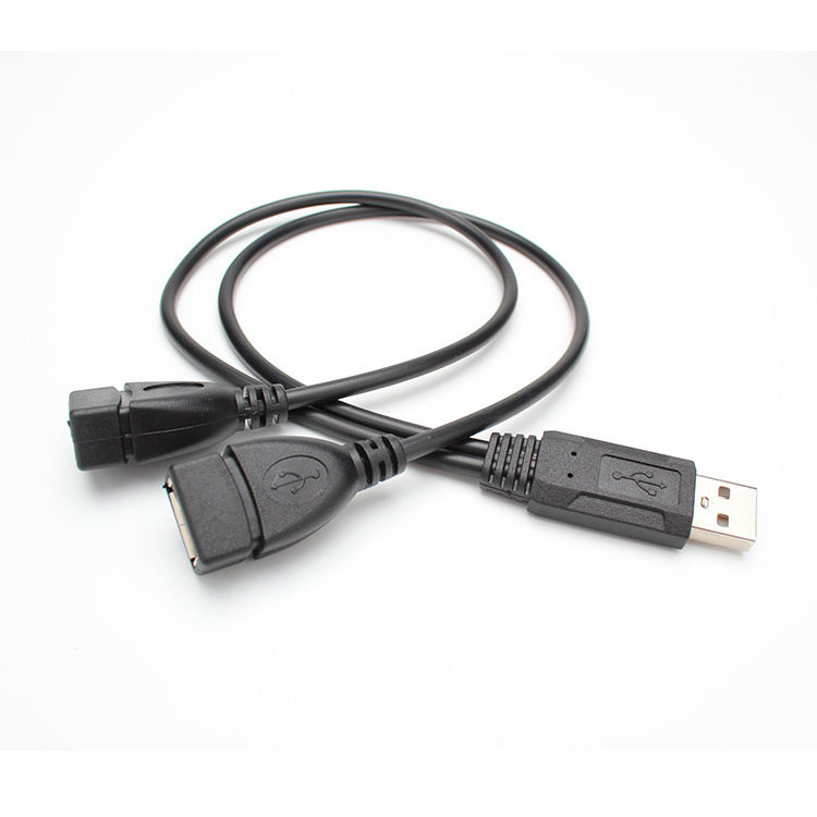 USB 2.0 extension cable hard disk network card USB 2 to 1 data charger cable