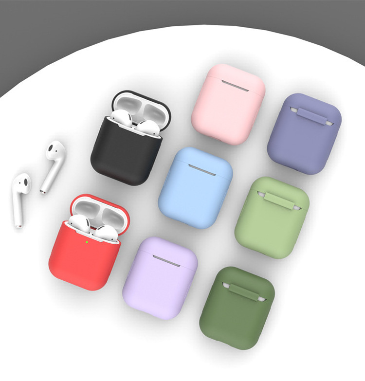 Wholesale Price Soft Earphone Silicone Case Silicon Protective Cover for Airpod 1/2 Case