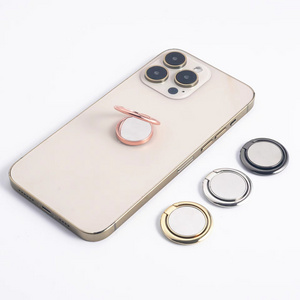 High Quality Round Zinc Alloy Finger Ring  Phone Holder Phone Socket for Universal phone