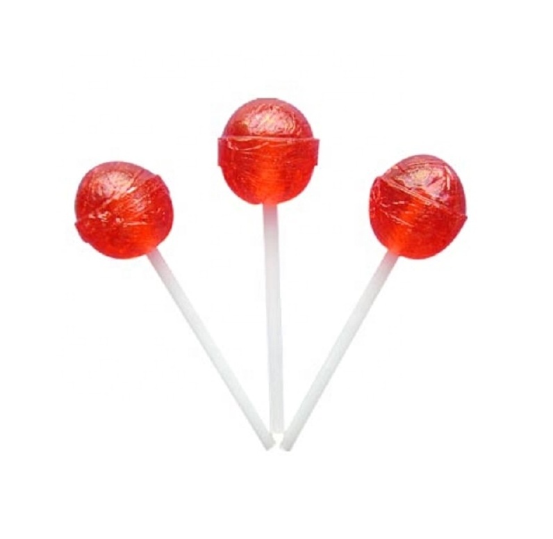 Halal Custom round ball shape Lollipop