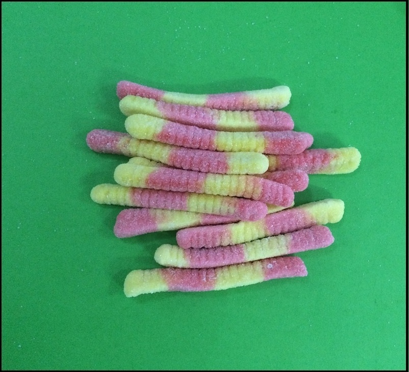 Wholesale bulk packing Halal gummy worm snake soft jelly sweets  candy