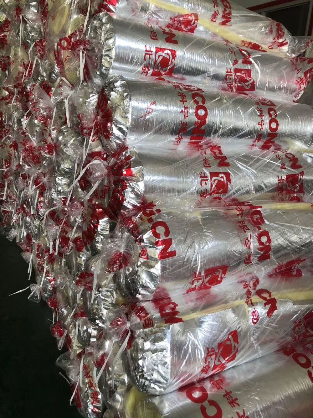 Fiberglass wool insulation 50mm one sided Aluminum foil faced