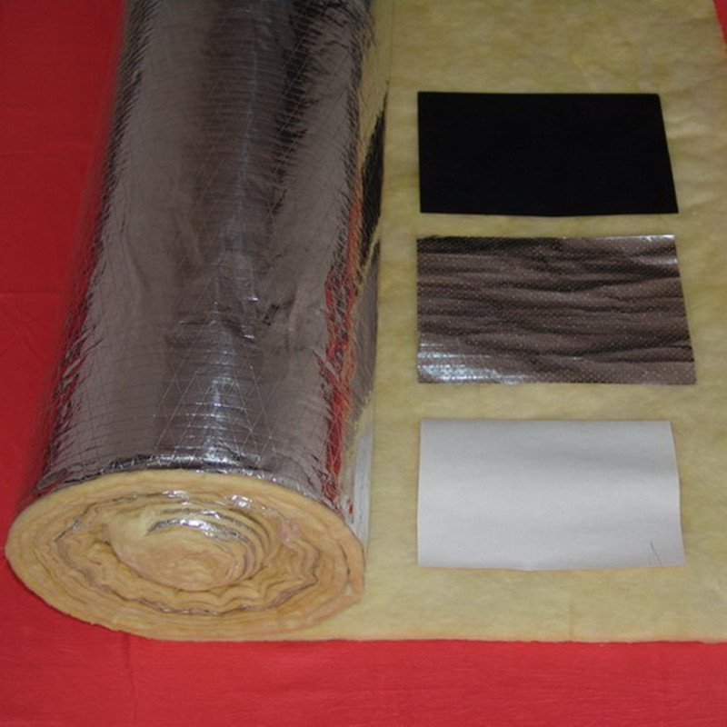 Fiberglass wool insulation 50mm one sided Aluminum foil faced