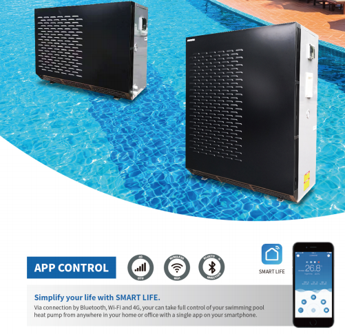 9-36KW R32 with smart wifi control  heatpump  DC inverter  pool heat pump for swimming pool