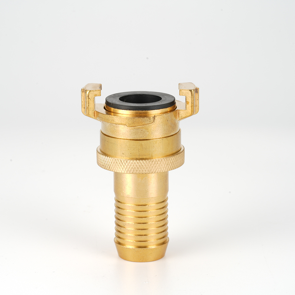 Brass Quick Coupling Pipe Connect Fittings Male for Hose Tee Connecting Garden Hose Brass Fittings