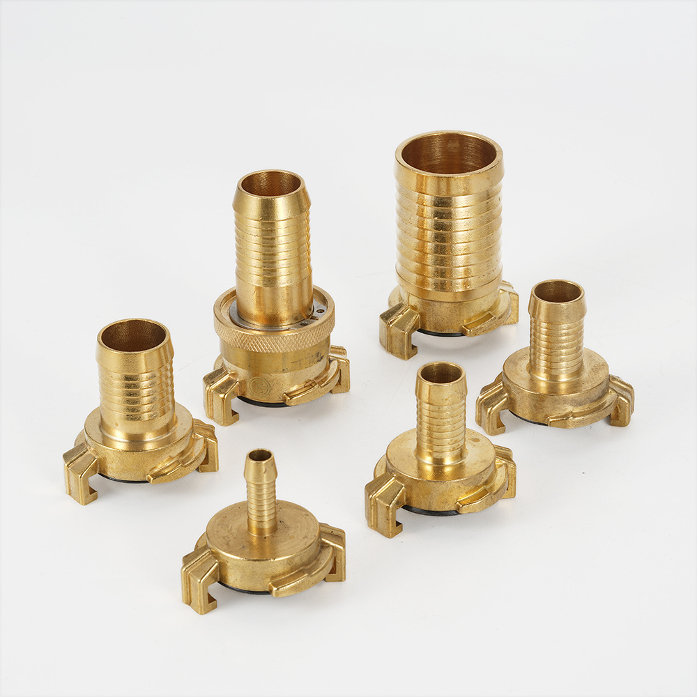 Brass Quick Coupling Pipe Connect Fittings Male for Hose Tee Connecting Garden Hose Brass Fittings