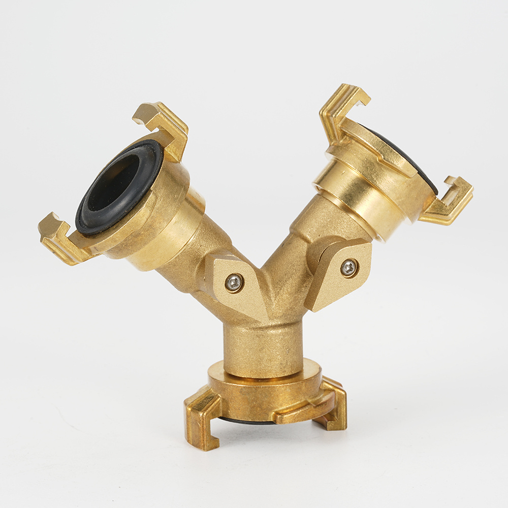 Brass Quick Coupling Pipe Connect Fittings Male for Hose Tee Connecting Garden Hose Brass Fittings