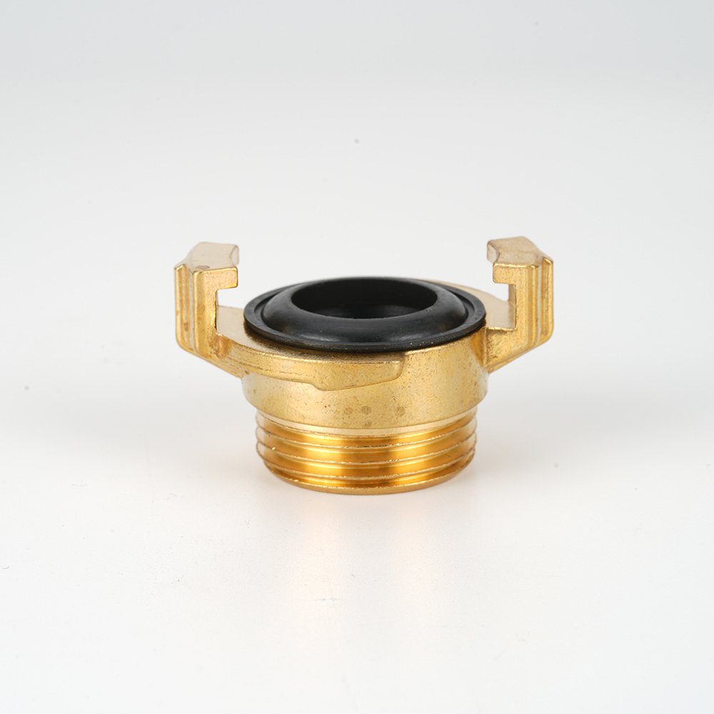 Brass Quick Coupling Pipe Connect Fittings Male for Hose Tee Connecting Garden Hose Brass Fittings