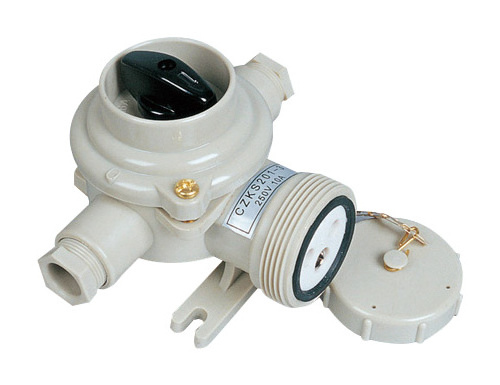 Huaji CZKS201-3   Marine Water Tight Socket With Switch