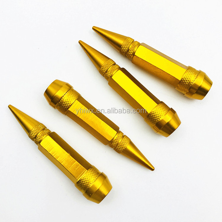 universal Colors Spiked metal tire valve valve stem cap