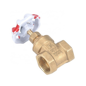 brass gate valve 1/2 PN16 copper valve npt bsp sanwa valve wog