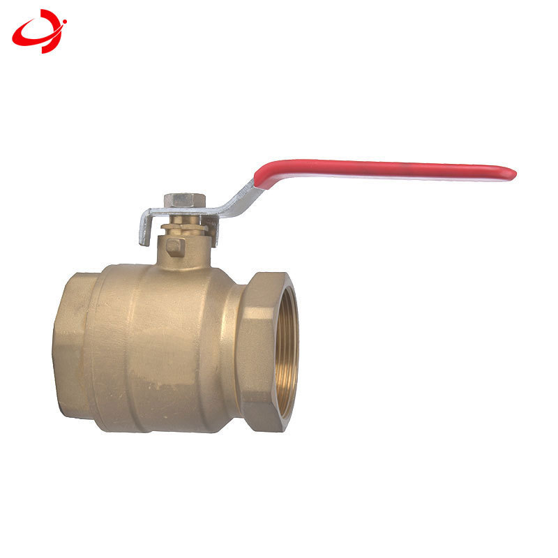 1 inch brass ball valve Original coppery body  ball valve with nut PN20 DN20 DN25 3/4 inch ball valve