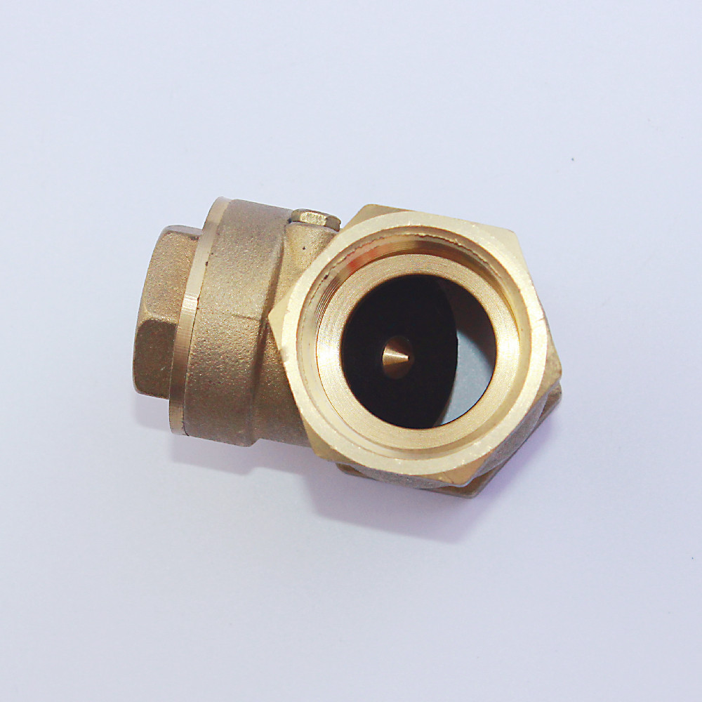 High-end market Dn25 200WOG 1 inch manufacture threaded brass swing check valve with pattern valvula check